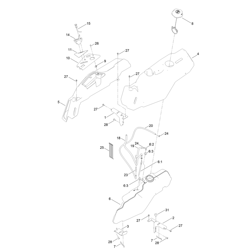 Body Styling and Fuel Pod Assembly