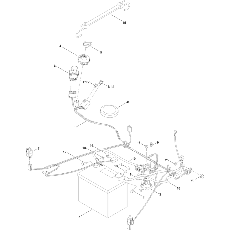 Battery and Electrical Assembly