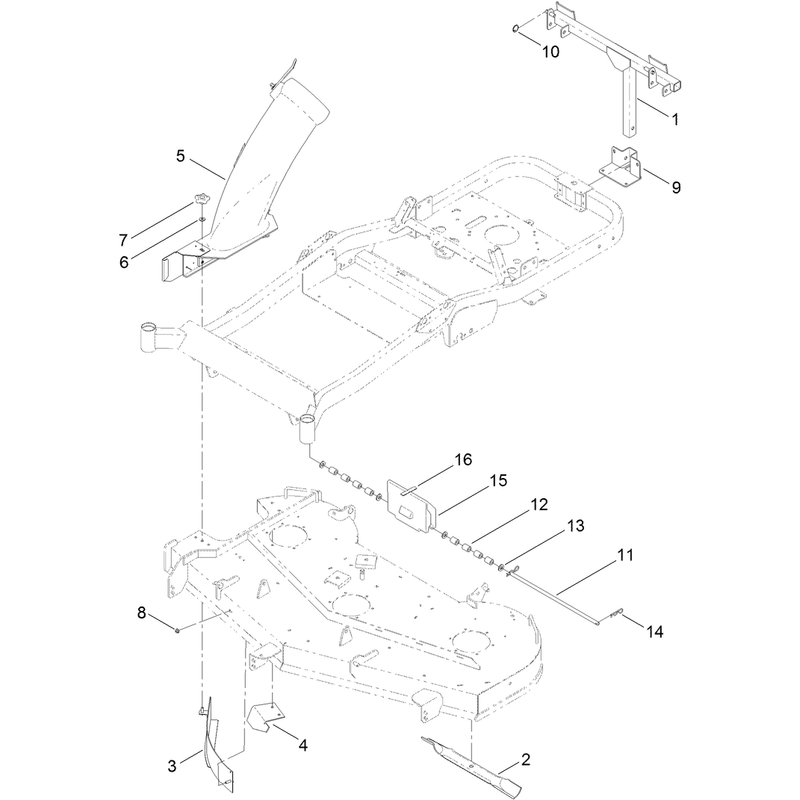 Bagger Finishing Kit Assembly No 120-7126