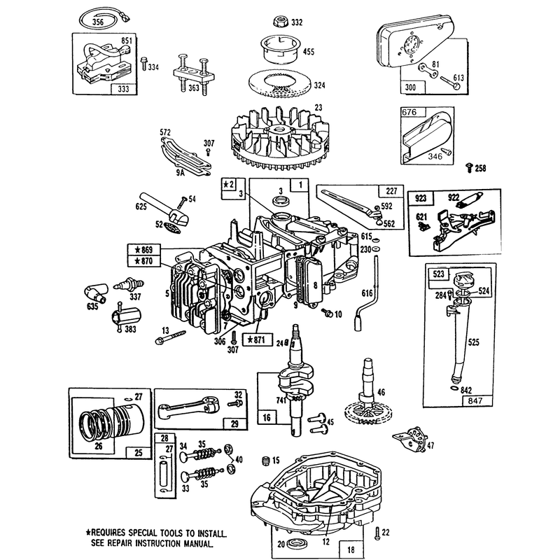 Engine Model No 124702-3115-01