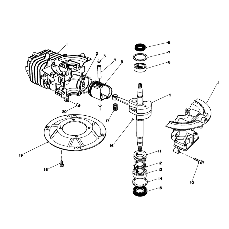 Engine Assembly Engine Model No 47pj8 Engine Model No 47ph7