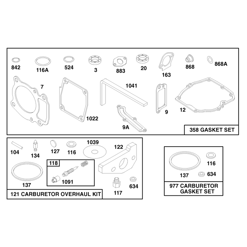 Engine GTS 150 Model No 20475 Only