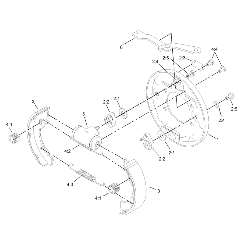 Left Hand Brake Assembly No 104-6807