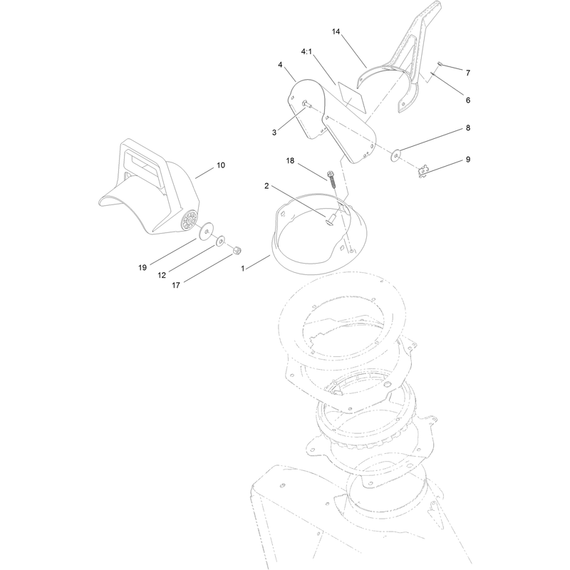 Discharge Chute Control Assembly