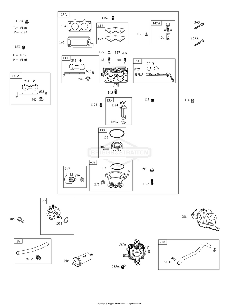 Carburetor, Fuel Supply