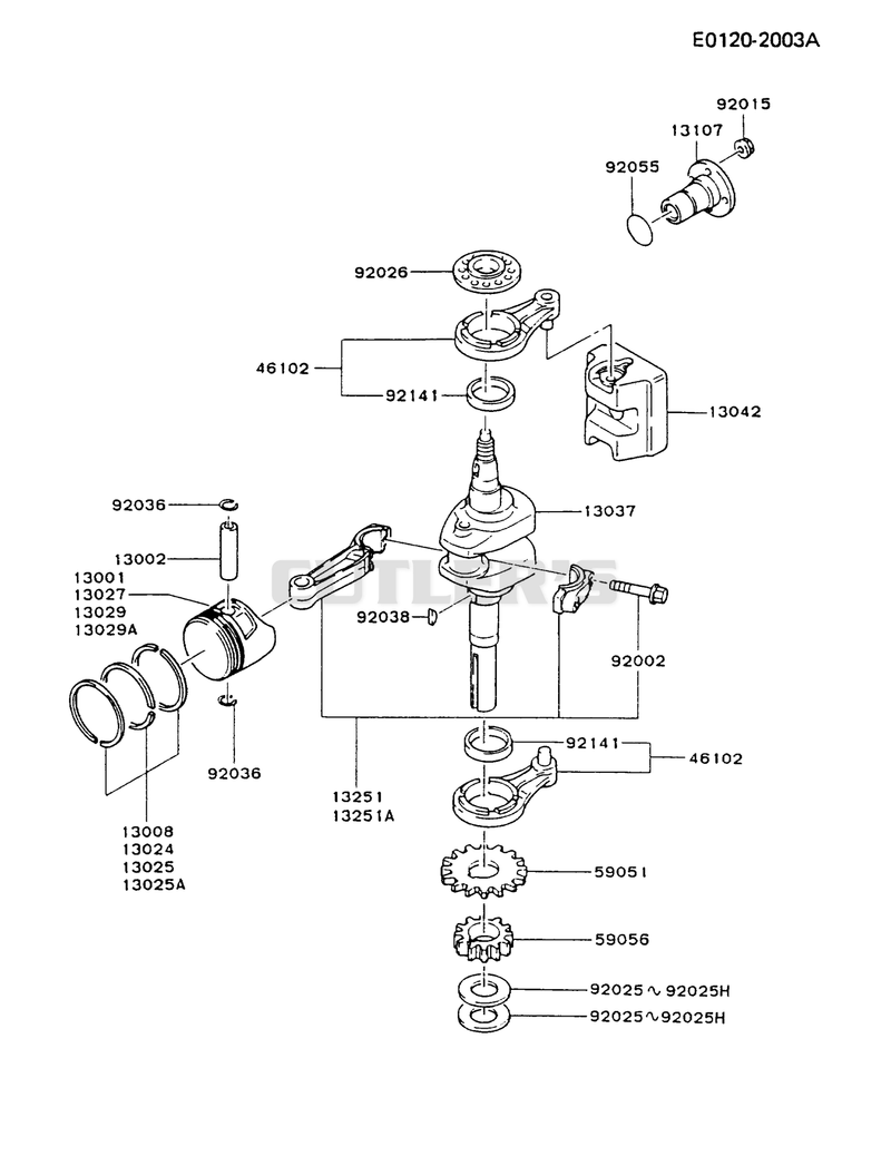 PISTON/CRANKSHAFT