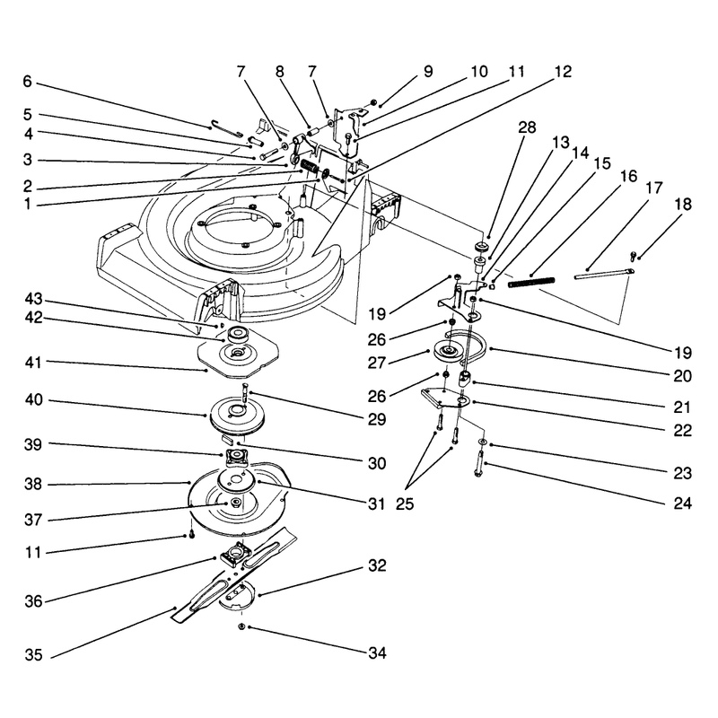Blade Brake Clutch Assembly