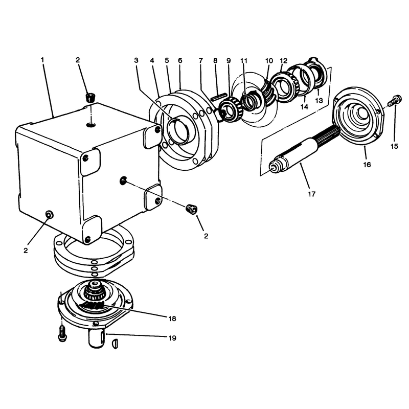 Gear Box Assembly No 68-6810