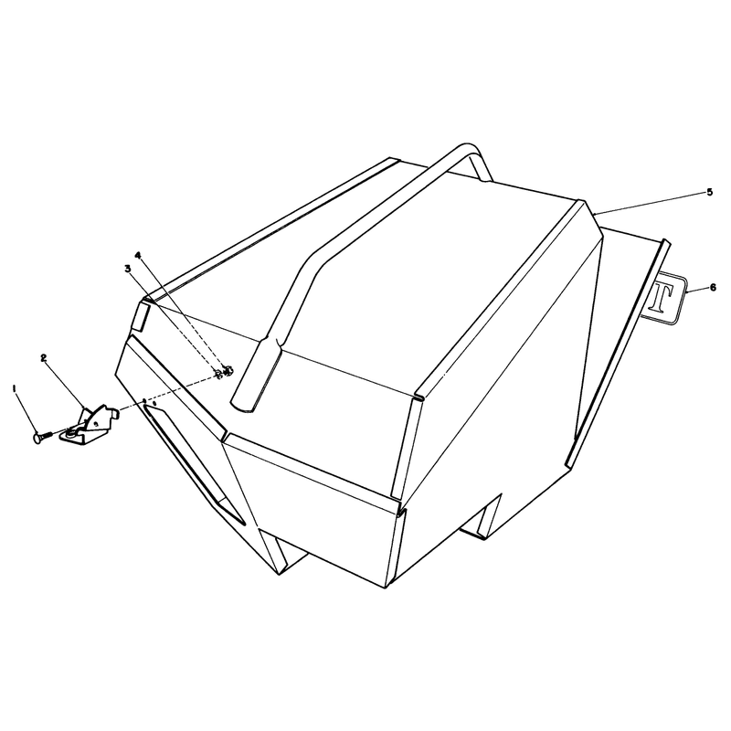 Steel Grass Catcher Model 22099 Optional