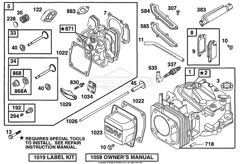 Cylinder, Head Assy