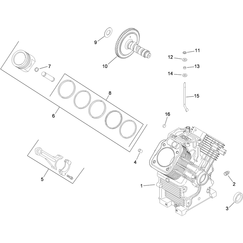 Crankcase Assembly Kohler CH23S-76549