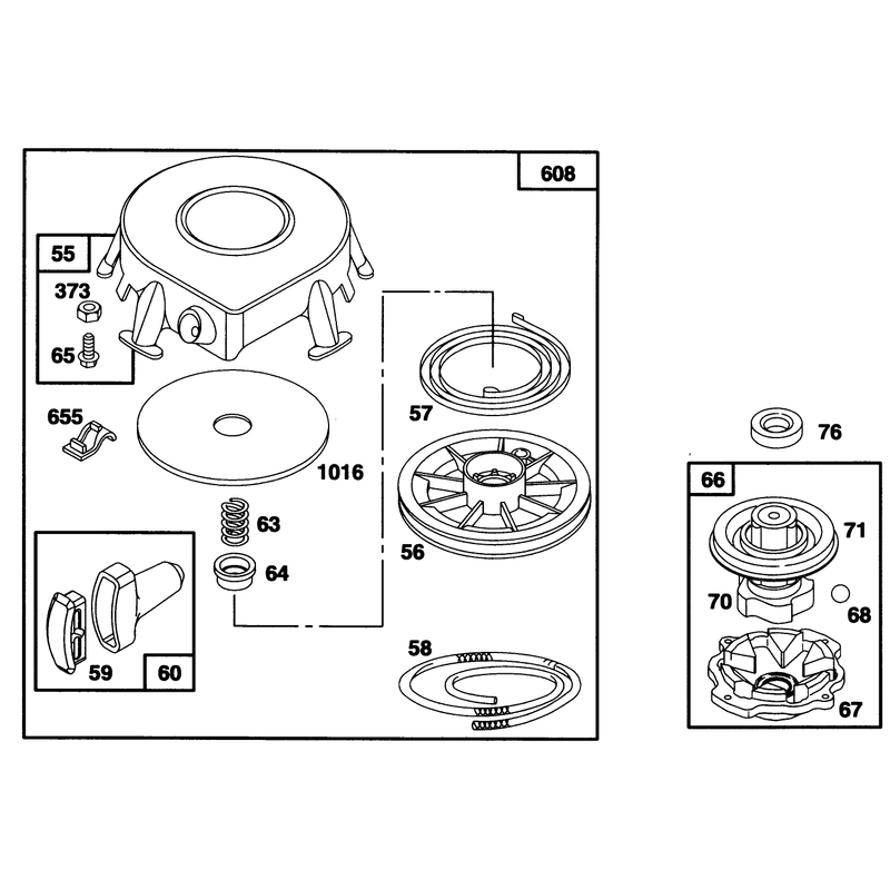 Engine Briggs and Stratton Model 28b707-0126-01