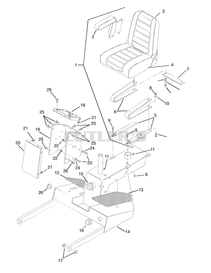 Sulky Frame & Seat