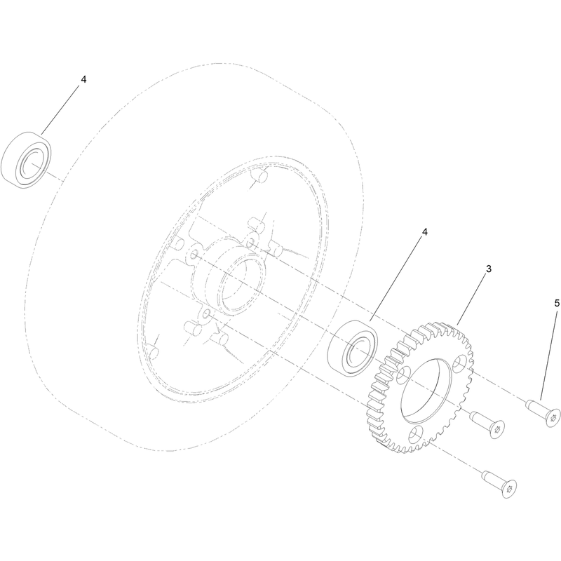 Wheel Assembly No 112-8707