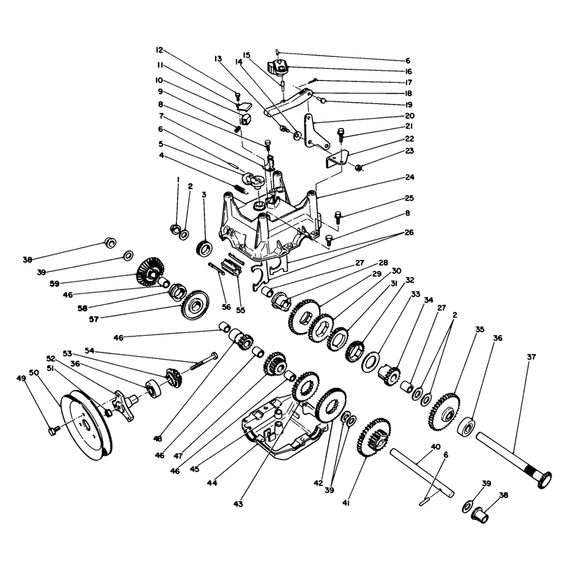 Transmission Assembly No. 66-8030
