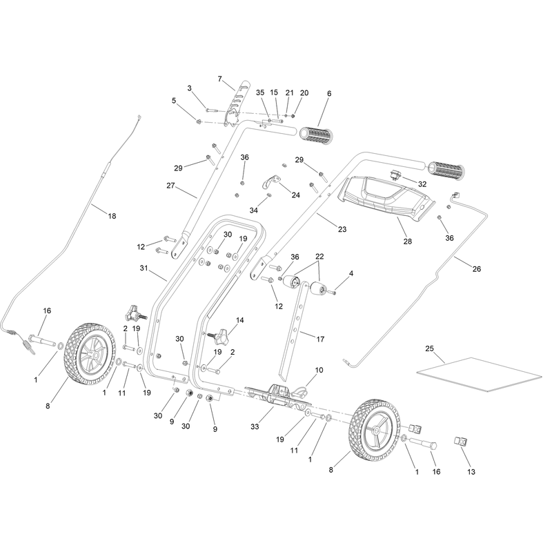 Handles and Controls Assembly
