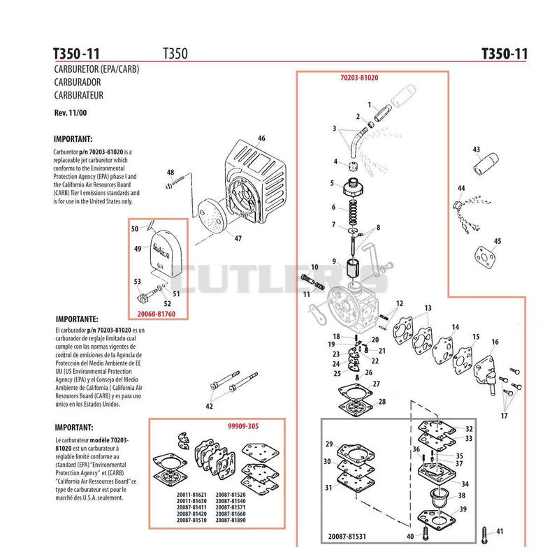 CARBURETOR (EPA/CARB)