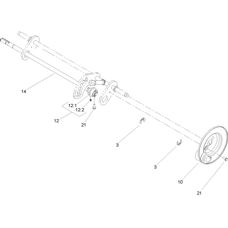 Pivot Shaft Assembly