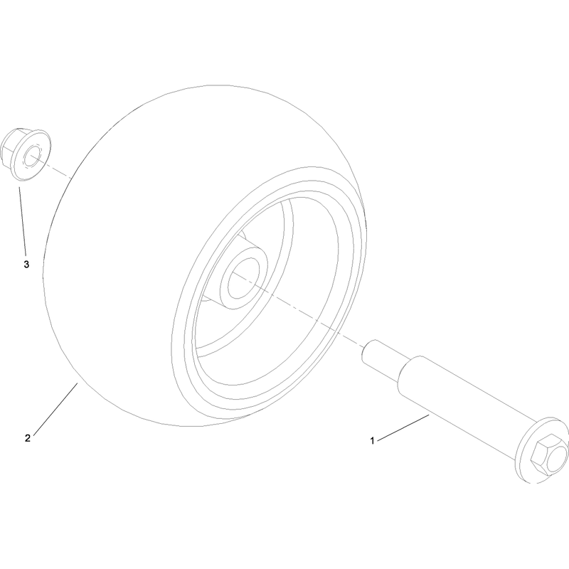 Anti -Scalp Roller Assembly No. 109-6388
