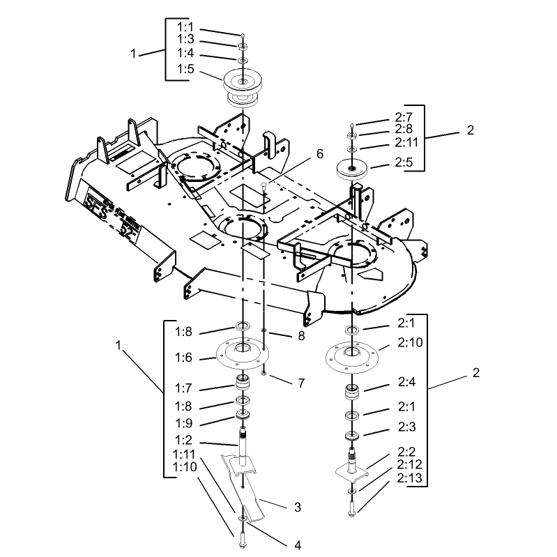 Spindle and Pulley Assembly