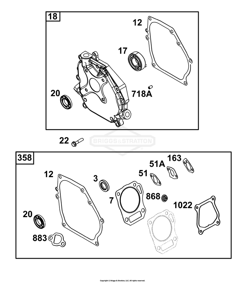 Crankcase Cover/Sump Group