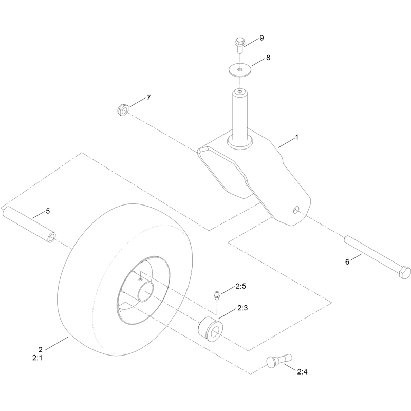 Tire and Caster Assembly