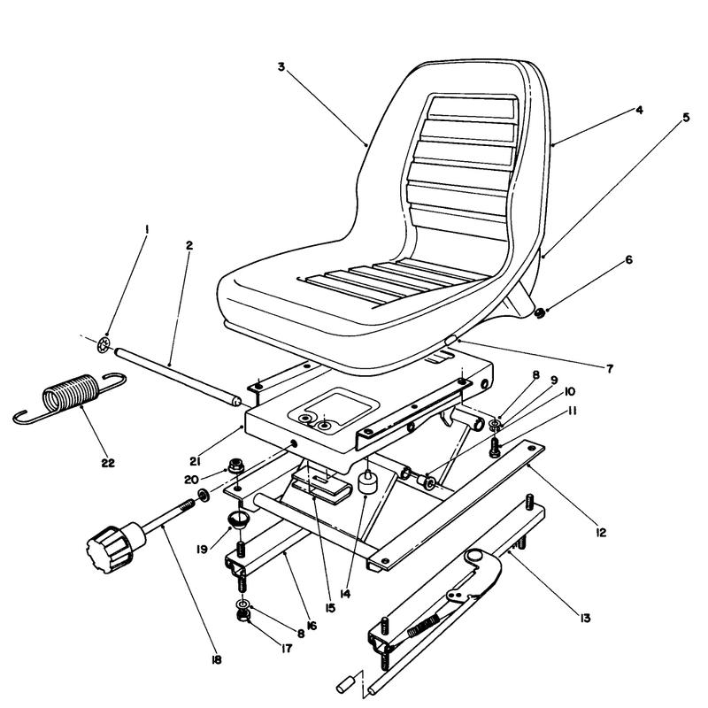Deluxe Seat Kit Model No. 30772