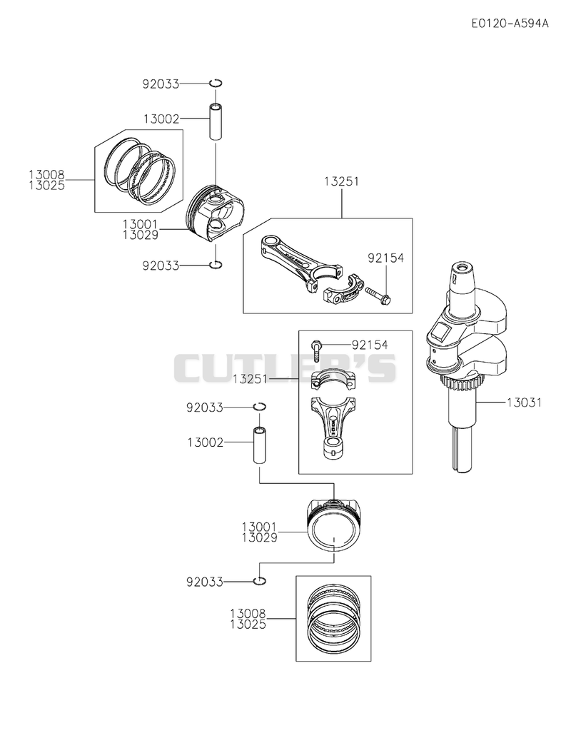 PISTON/CRANKSHAFT