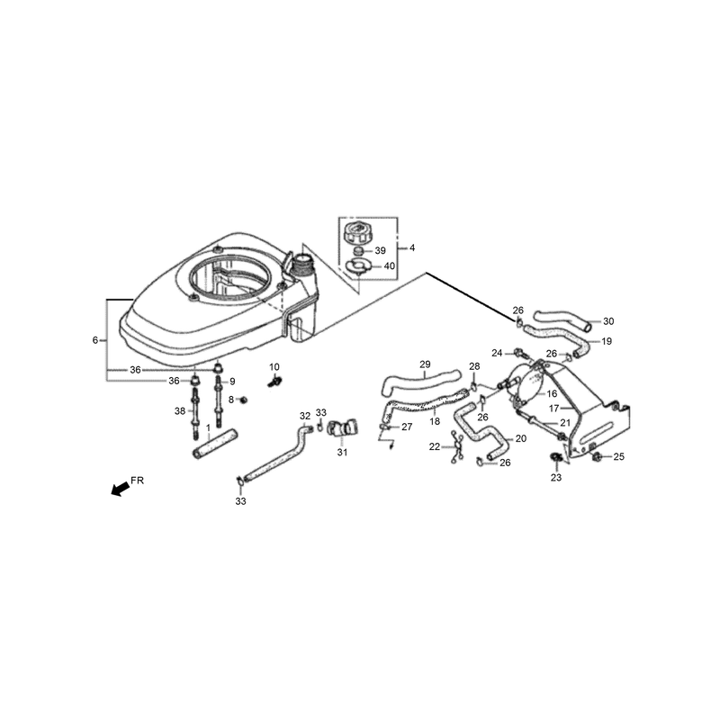 Fuel Tank and Fuel Pump Assembly