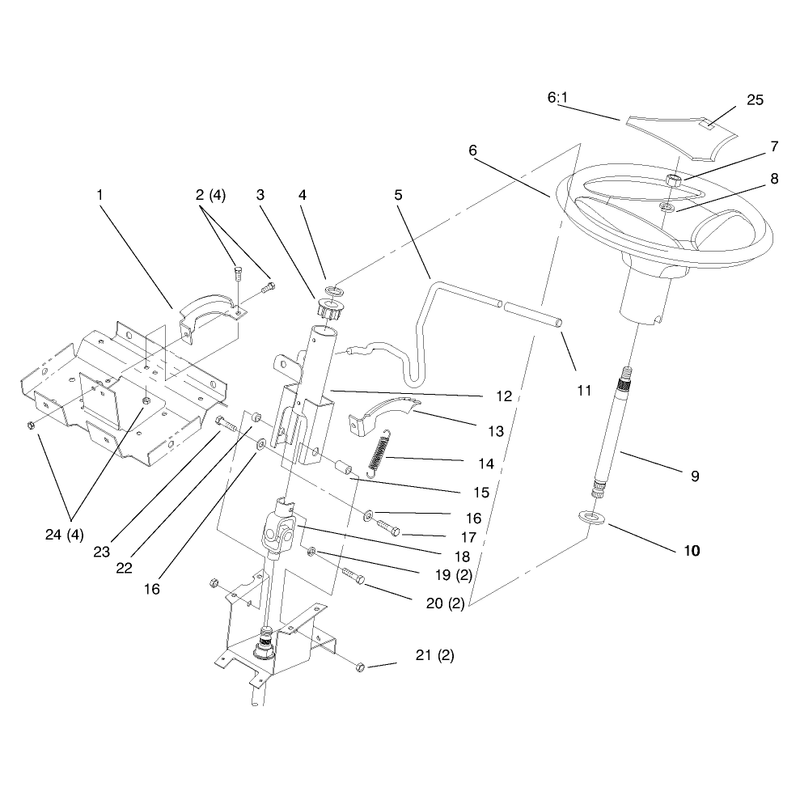 Steering Wheel and Tilt