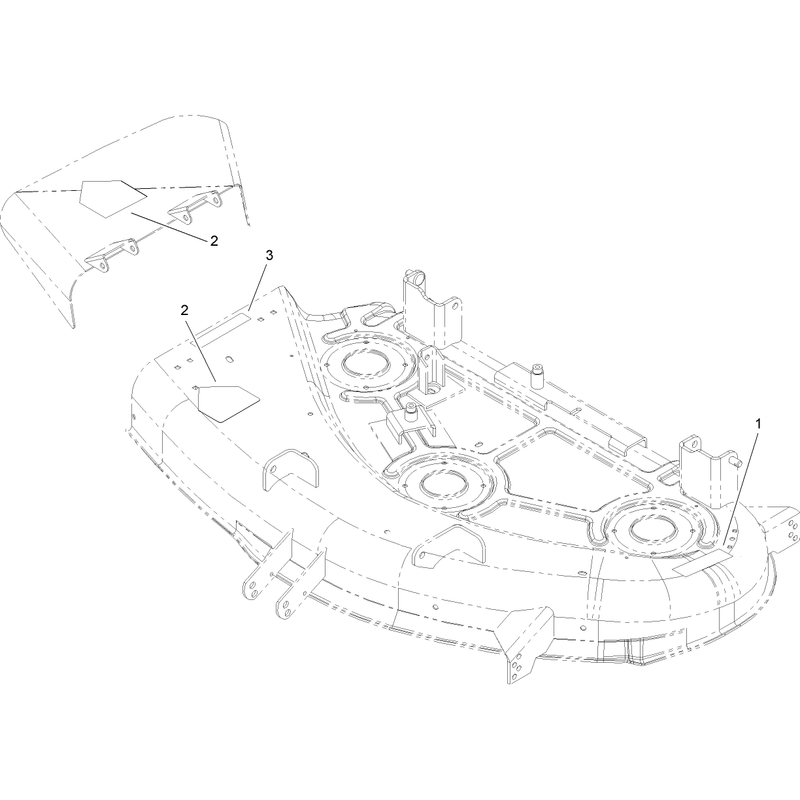 44in Deck Decal Assembly
