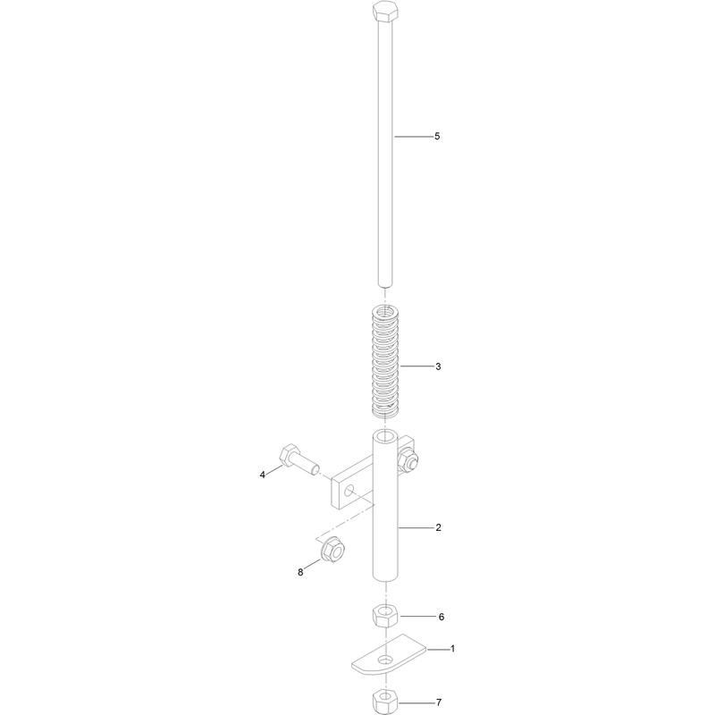 Hopper Switch Actuator Assembly No. 103-8528