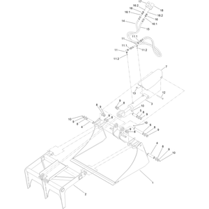 30in Grapple Bucket Assembly