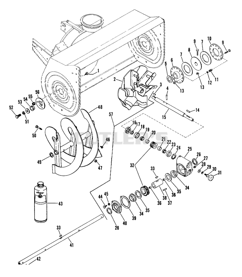 Auger / Impeller And Gear Case