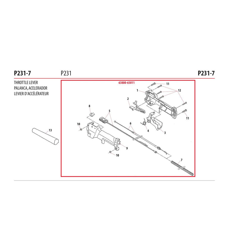 THROTTLE LEVER