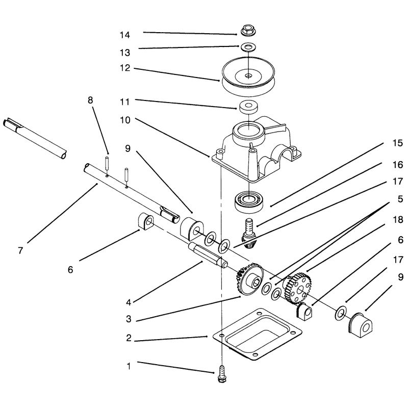 Gearcase Assembly No 71-9600