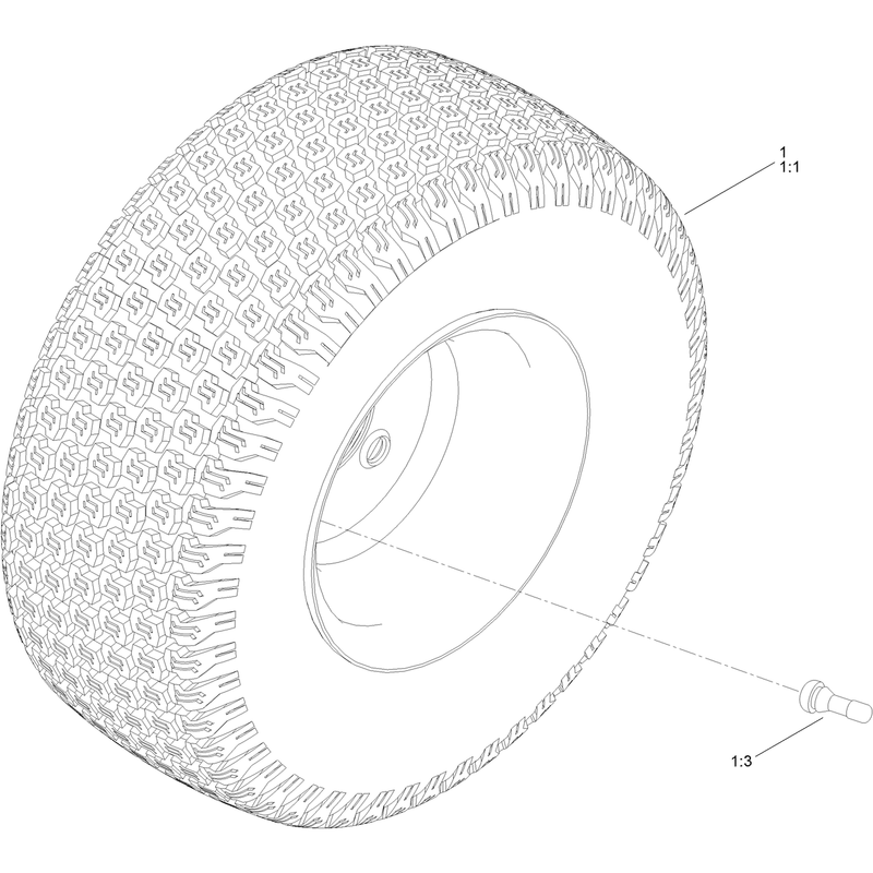 Rear Tire Assembly