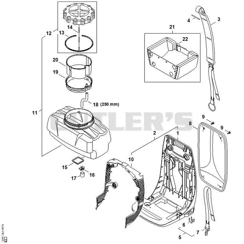 Backplate, Container