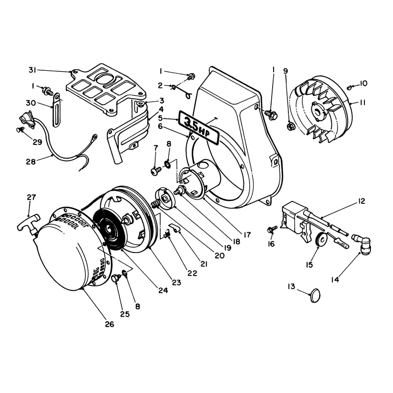Recoil Starter Assembly