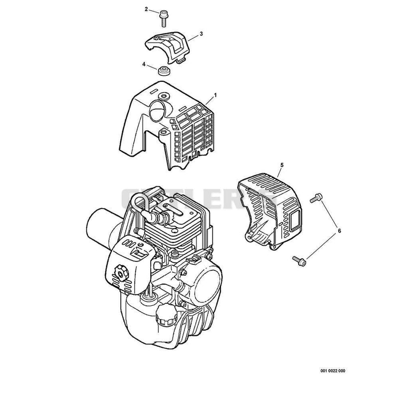 Engine Cover, Exhaust Cover