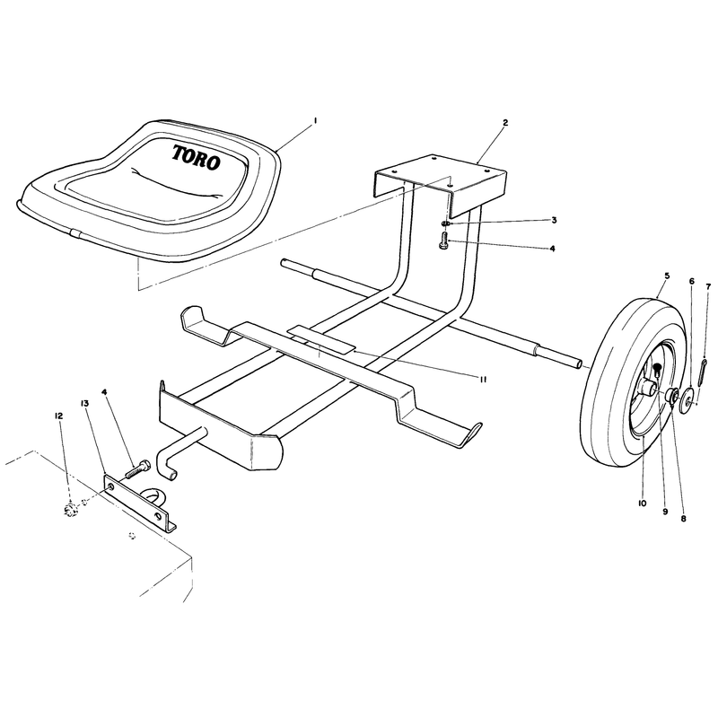Sulky Kit Model No 30122 Optional
