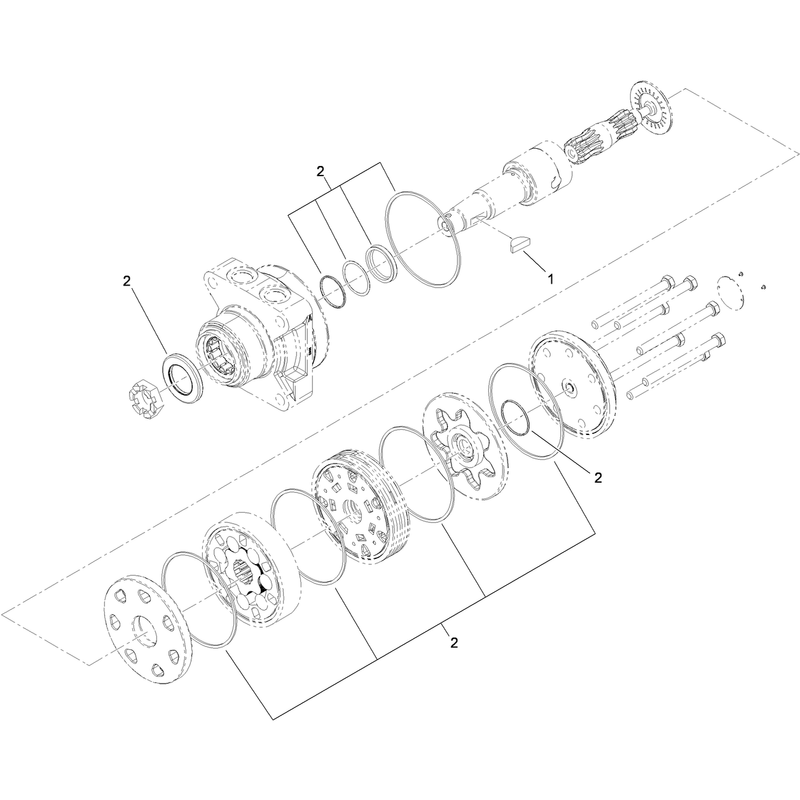 Hydraulic Motor Assembly No 119-4551