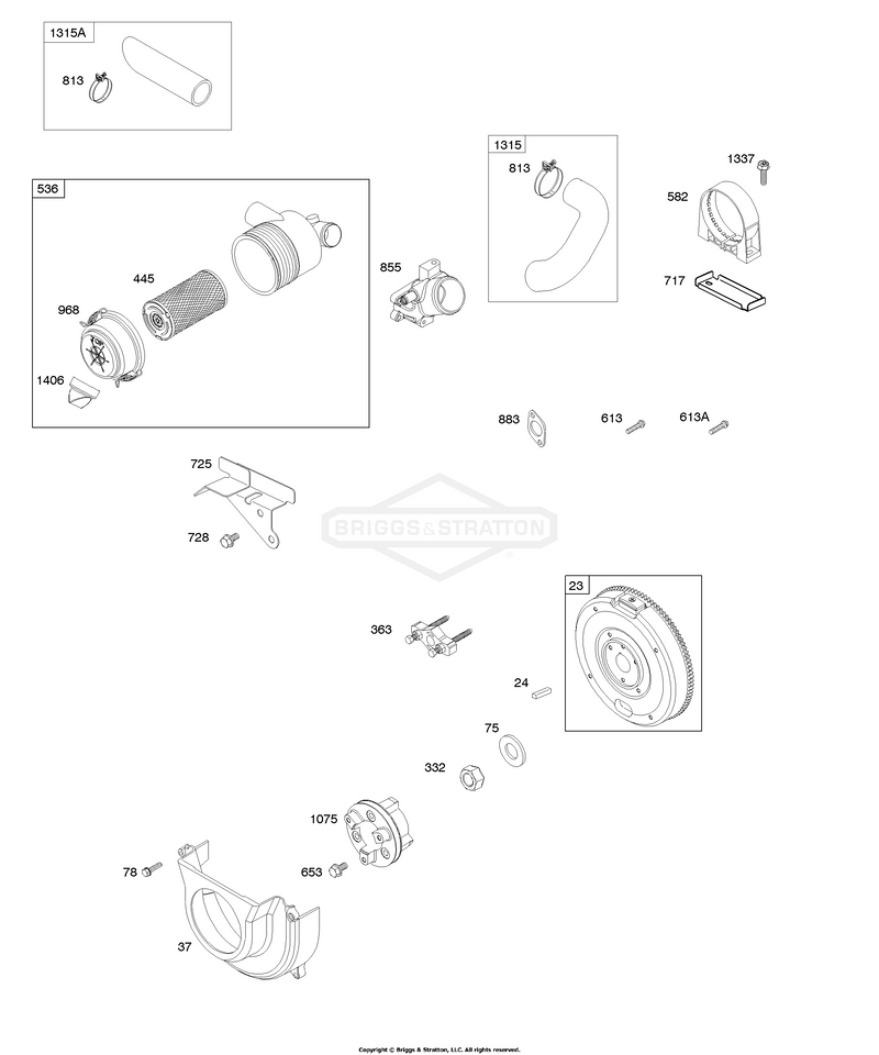Air Cleaner, Flywheel