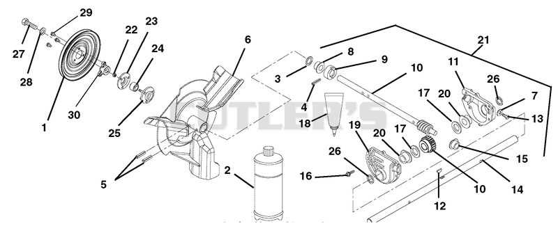 Gearcase And Impeller