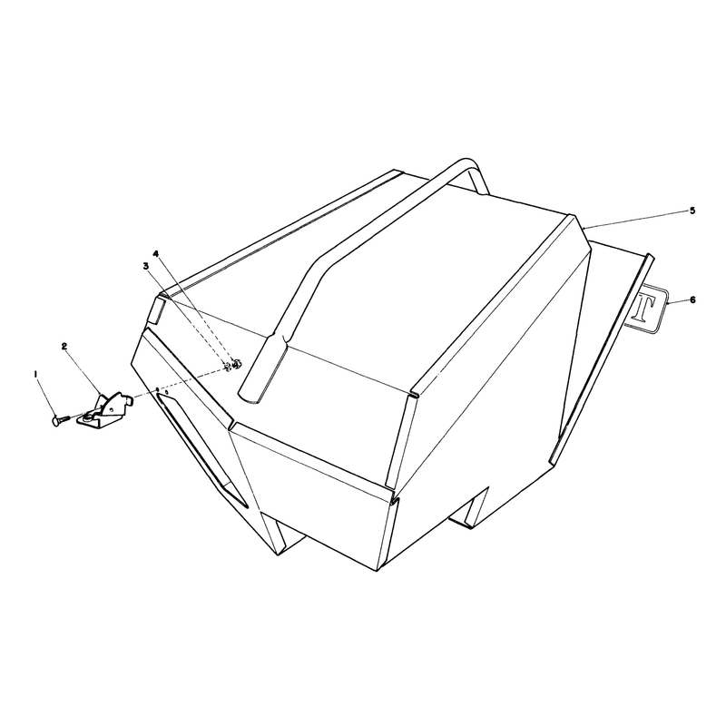 Steel Grass Catcher Model 22099optional