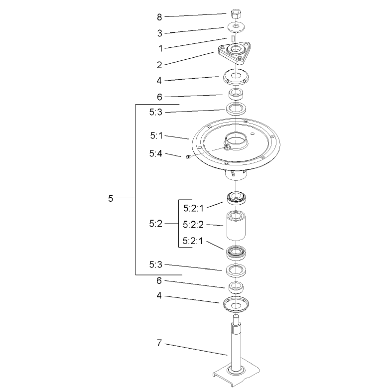 Spindle Assembly No 106-3217