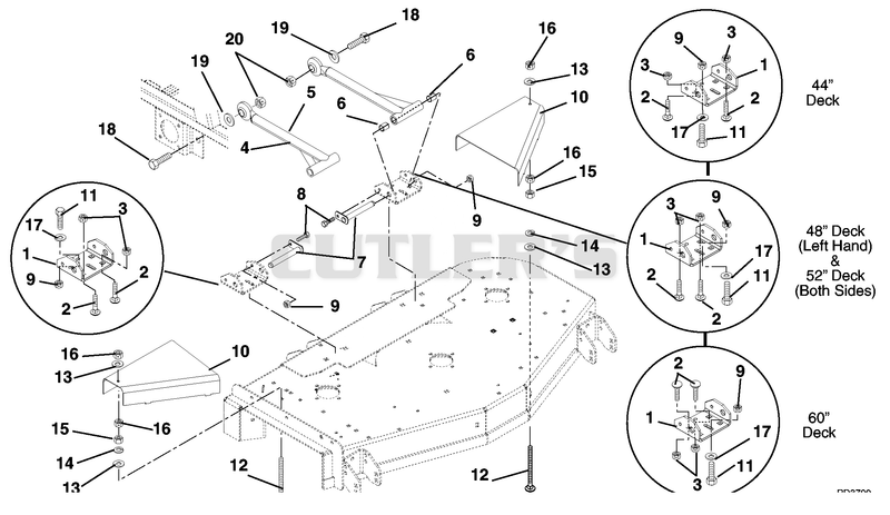 Mounting Arms And Belt Guards