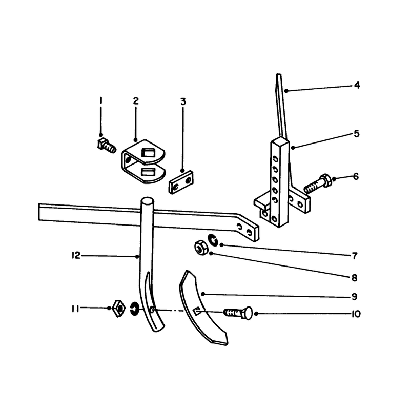 Wishbone Harrow Model 59719 (optional)