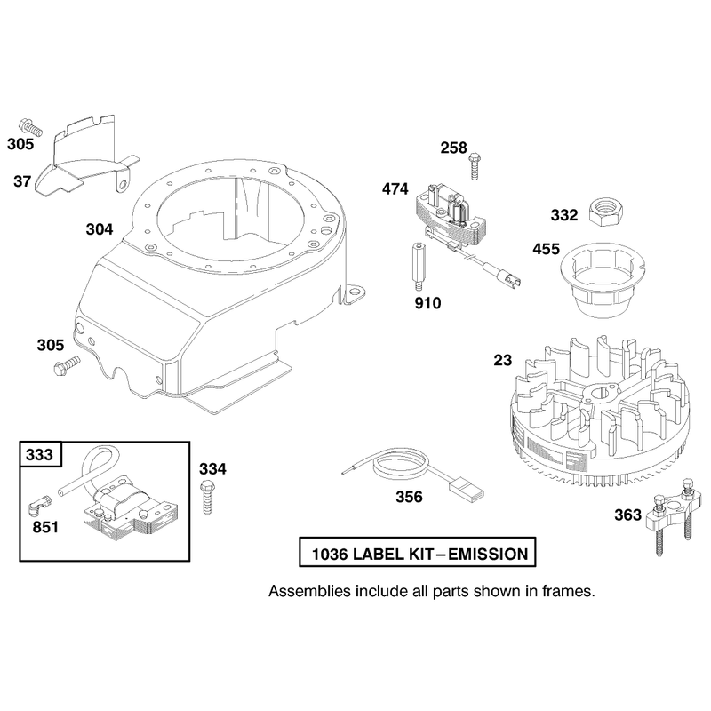 Engine Briggs and Stratton Model 12h807-1760-E1