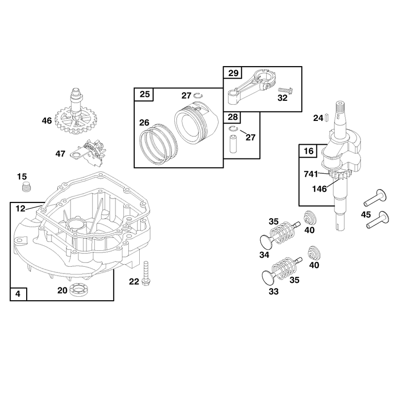 Engine Briggs and Stratton Model 12f802-1767-E1
